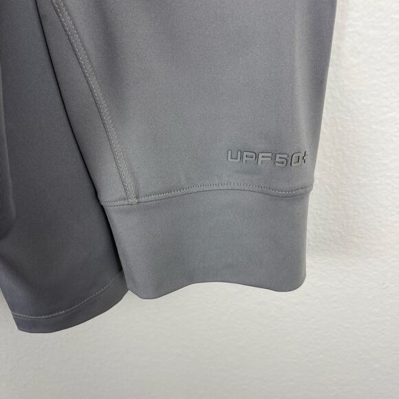 Coolibar David Leadbetter Performance Pullover Grey UPF 50+ Men's XXXL 3XL NEW - Picture 6 of 13